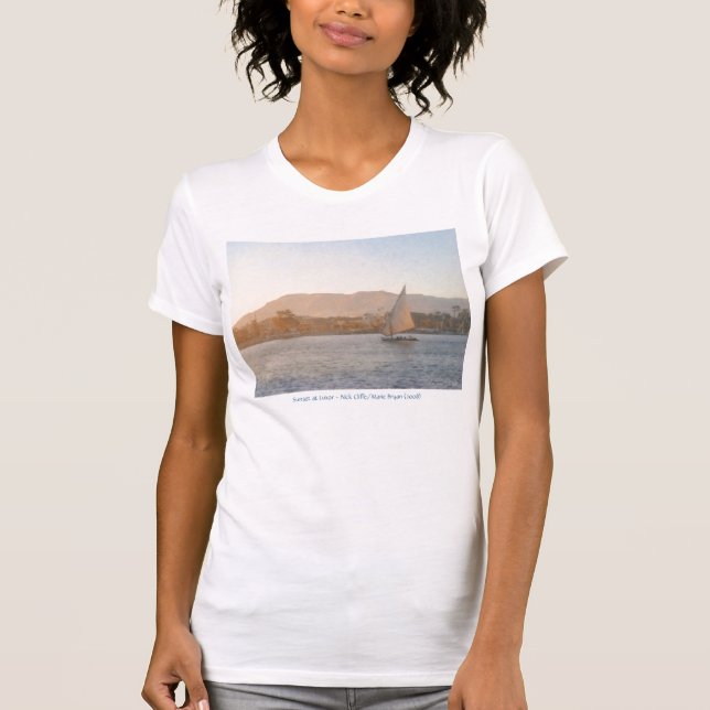 Sunset at Luxor T-Shirt (Front)
