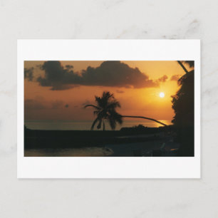 Sunset at Nakatchafushi Postcard