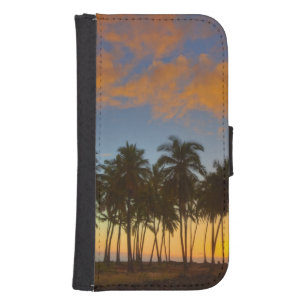 Sunset at National Historic Park Pu'uhonua o Samsung S4 Wallet Case