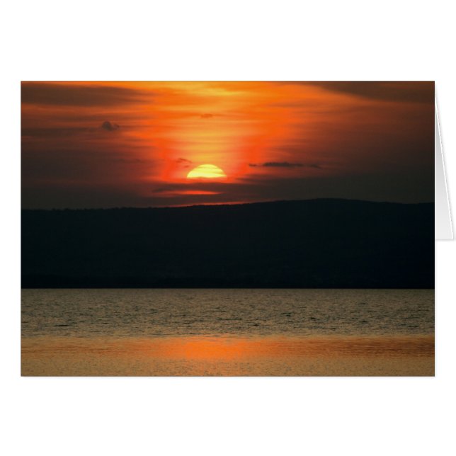 Sunset at Neusiedlersee Cards (Front Horizontal)