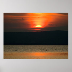Sunset at Neusiedlersee Poster