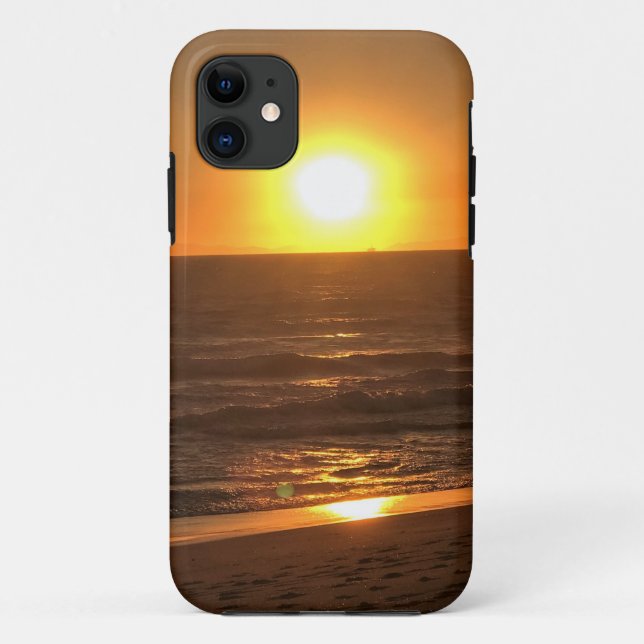 Sunset at Newport Beach, California Case-Mate iPhone Case (Back)