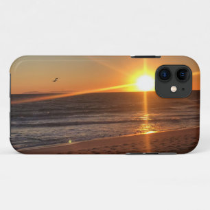 Sunset at Newport Beach, California iPhone 11 Case