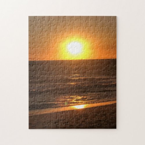 Sunset at Newport Beach California Jigsaw Puzzle
