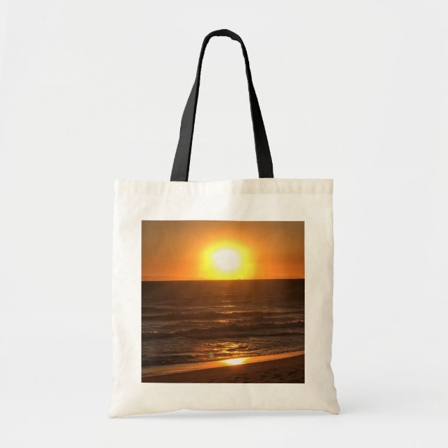 Sunset at Newport Beach, California Tote Bag (Front)
