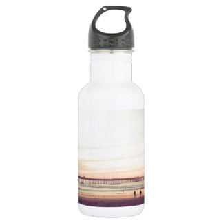 Sunset at Ocean Beach, California Stainless Steel Water Bottle