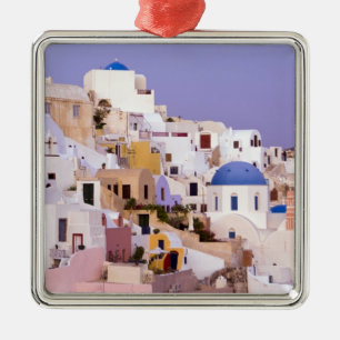 Sunset at Oil, Santorini 2 Metal Ornament