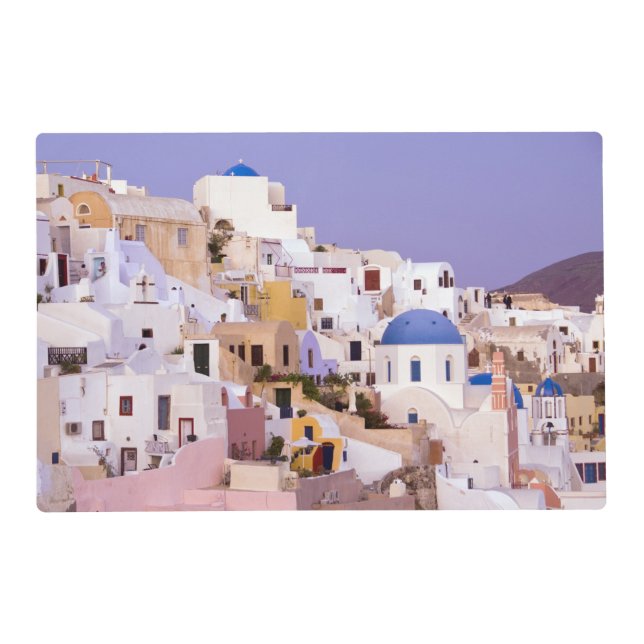 Sunset at Oil, Santorini 2 Placemat (Front)