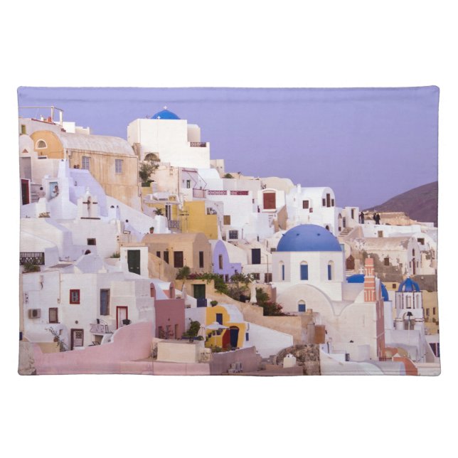 Sunset at Oil, Santorini 2 Placemat (Front)