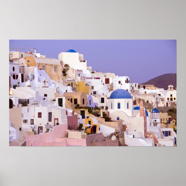 Sunset at Oil, Santorini 2 Poster (Front)