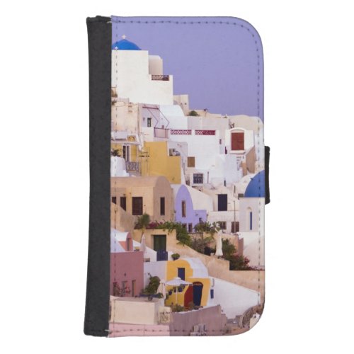 Sunset at Oil Santorini 2 Samsung S4 Wallet Case