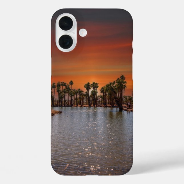 Sunset at Papago Park IPhone Case (Back)