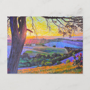 Sunset at Peachy Canyon Postcard