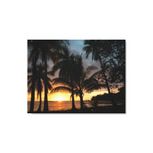 Sunset at Playa Castillo, Costa Rica
