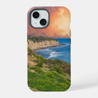 Sunset at Point Dume in Malibu iPhone 15 Case