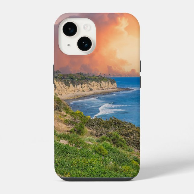 Sunset at Point Dume in Malibu iPhone Case (Back)