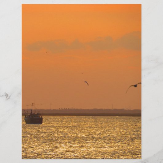 Sunset at port (Front)