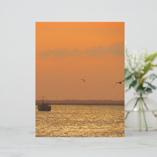 Sunset at port (Standing Front)