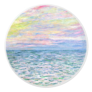 Sunset at Pourville by Claude Monet, Ceramic Knob