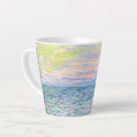 Sunset at Pourville by Claude Monet Latte Mug<br><div class="desc">Sunset at Pourville,  famous painting by French Impressionist artist,  Claude Monet</div>