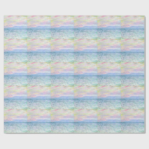 Sunset at Pourville by Claude Monet, Wrapping Paper