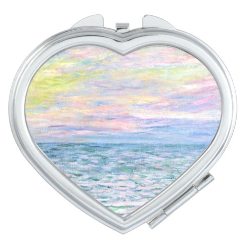 Sunset at Pourville by Monet Compact Mirror
