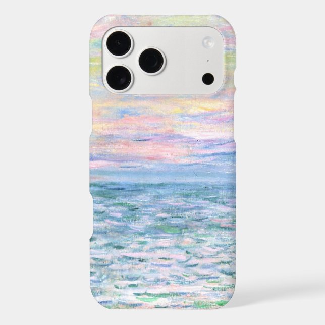 Sunset at Pourville by Monet, iPhone Case (Back)