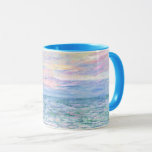 Sunset at Pourville by Monet Mug<br><div class="desc">Sunset at Pourville,  pastel colors,  Impressionism painting by Claude Monet</div>