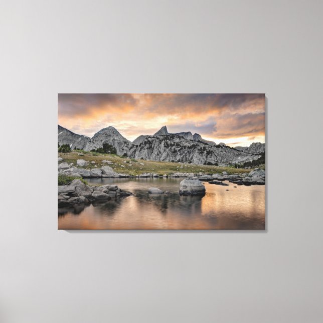 Sunset at Pyramid Lake Canvas Print (Front)