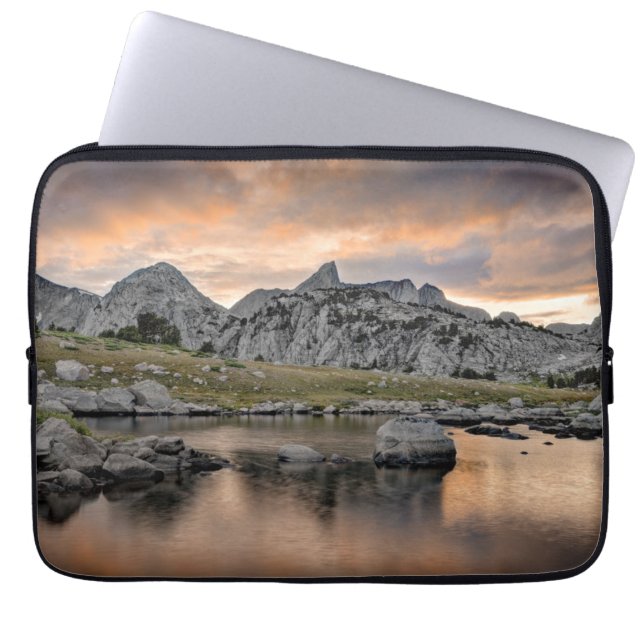 Sunset at Pyramid Lake Laptop Sleeve (Front)