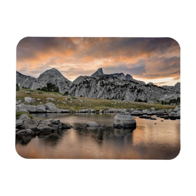 Sunset at Pyramid Lake Magnet (Horizontal)