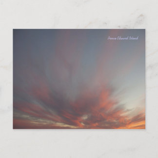 Sunset at Red Point, PEI postcard