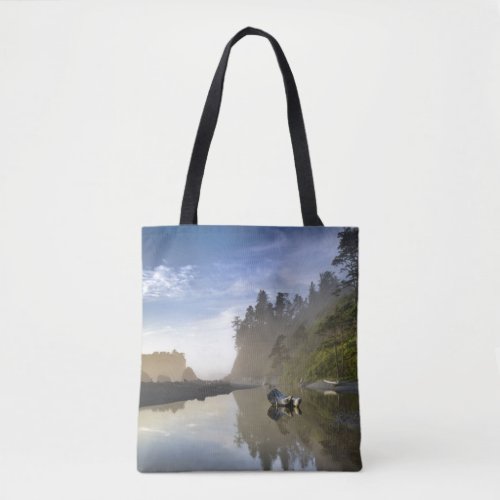 Sunset at Ruby Beach Olympic National Park Tote Bag