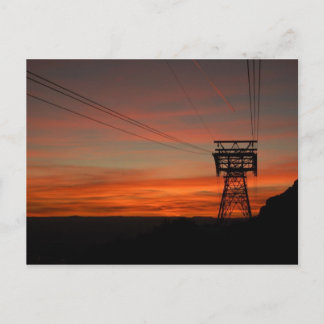Sunset at Sandia Peak Postcard