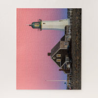 Sunset at Scituate Jigsaw Puzzle