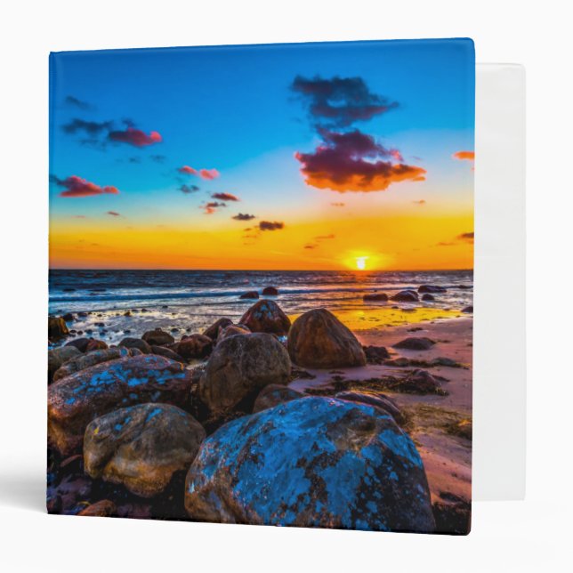 Sunset At Sea Binder (Front/Inside)
