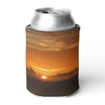 Sunset at Sea I Tropical Colorful Seascape Can Cooler