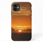 Sunset at Sea I Tropical Orange Seascape iPhone 11 Case