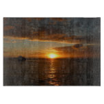 Sunset at Sea II Tropical Seascape Cutting Board