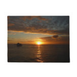 Sunset at Sea II Tropical Seascape Doormat