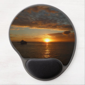 Sunset at Sea II Tropical Seascape Gel Mouse Pad