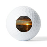 Sunset at Sea II Tropical Seascape Golf Balls