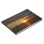 Sunset at Sea II Tropical Seascape Guest Book