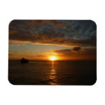 Sunset at Sea II Tropical Seascape Magnet