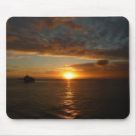 Sunset at Sea II Tropical Seascape Mouse Pad