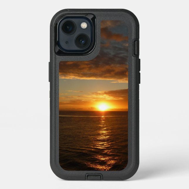 Sunset at Sea II Tropical Seascape Otterbox iPhone Case (Back)