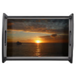 Sunset at Sea II Tropical Seascape Serving Tray
