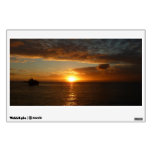 Sunset at Sea II Tropical Seascape Wall Sticker