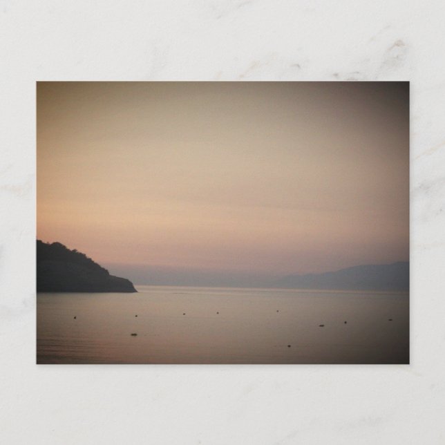 Sunset at Sidari (Corfu, Greece) Postcard (Front)