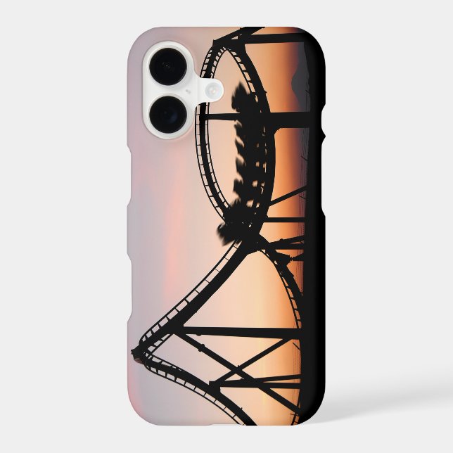 Sunset at Six Flags Magic Mountain Iphone Case (Back)